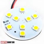  DLED Автомобильная свето-панель 9 Led SMD 5050 (круг) (2шт.)