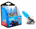  DLED Газонаполненная автомобильная лампа H4 DLED Серия "Racer" 8000K (2шт.)